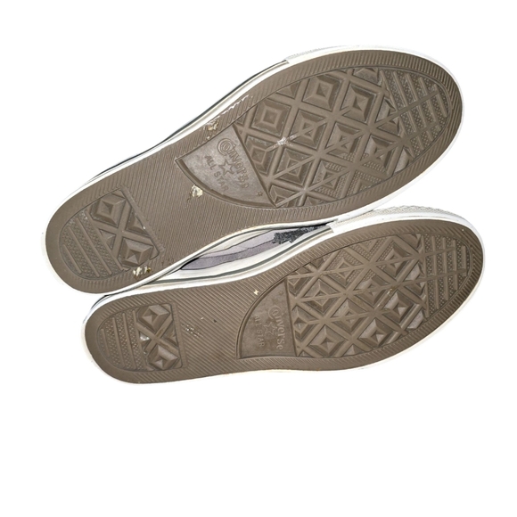 Converse Chuck Taylor Beverly Grey Suede High Top Lined Sneaker Women's sz 8.5 - Picture 10 of 10